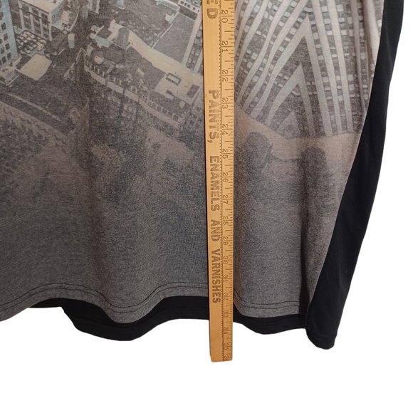 EMBLEM APPAREL New York City 1980 Gray Ombre Short Sleeve Black Shirt 3X NWT - Picture 5 of 6